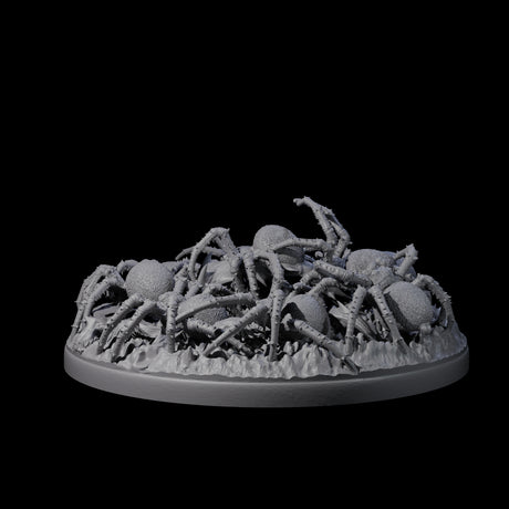 Grim Spider Swarm A Miniature for Dungeons and Dragons, Pathfinder or other TTRPGs