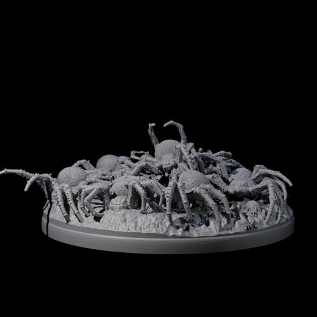 Grim Spider Swarm A Miniature for Dungeons and Dragons, Pathfinder or other TTRPGs