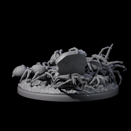 Grim Spider Swarm B Miniature for Dungeons and Dragons, Pathfinder or other TTRPGs