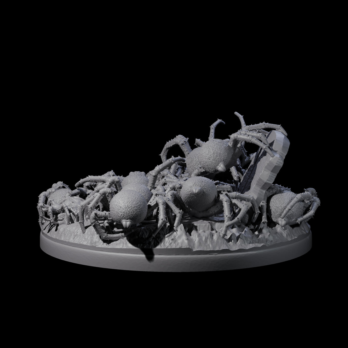 Grim Spider Swarm B Miniature for Dungeons and Dragons, Pathfinder or other TTRPGs