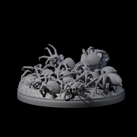 Grim Spider Swarm B Miniature for Dungeons and Dragons, Pathfinder or other TTRPGs