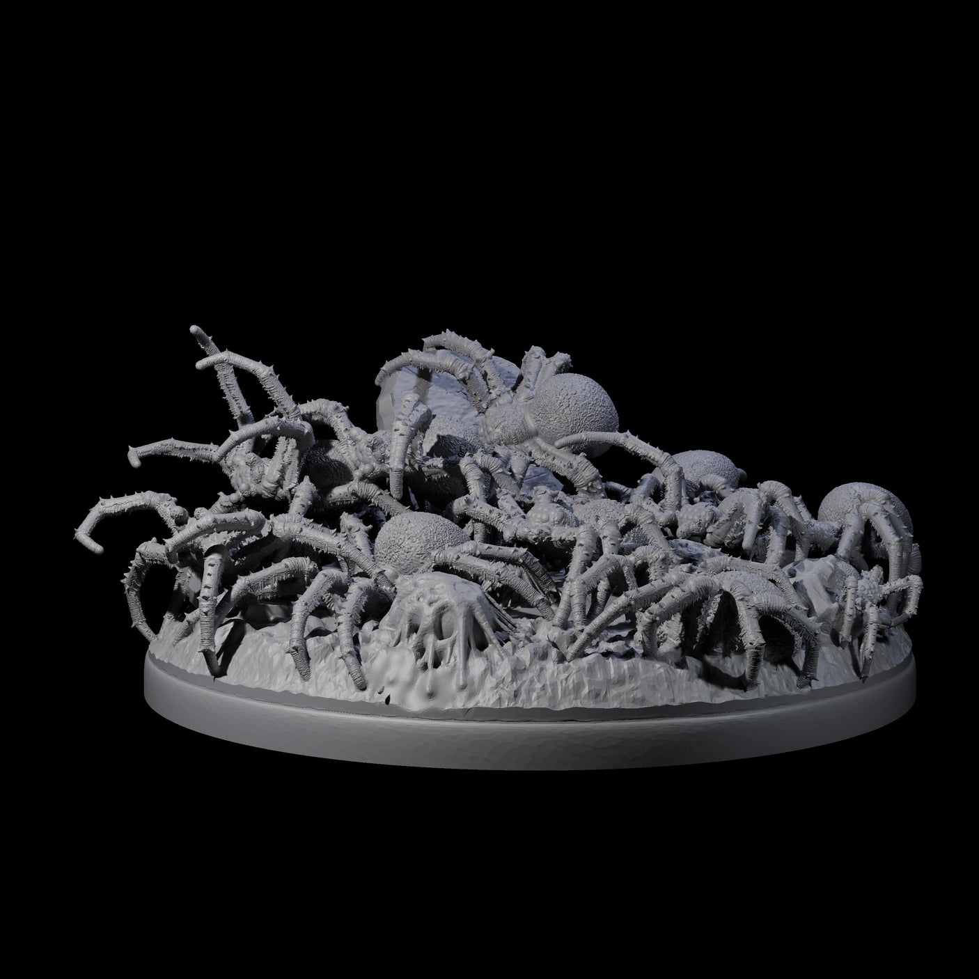 Grim Spider Swarm B Miniature for Dungeons and Dragons, Pathfinder or other TTRPGs
