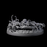 Grim Spider Swarm C Miniature for Dungeons and Dragons, Pathfinder or other TTRPGs