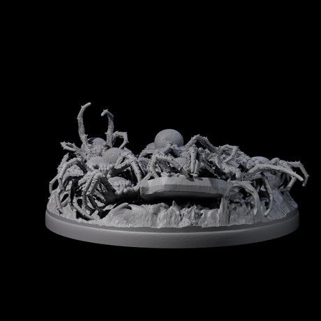 Grim Spider Swarm C Miniature for Dungeons and Dragons, Pathfinder or other TTRPGs