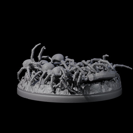 Grim Spider Swarm C Miniature for Dungeons and Dragons, Pathfinder or other TTRPGs
