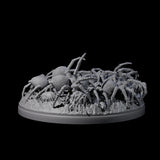 Grim Spider Swarm C Miniature for Dungeons and Dragons, Pathfinder or other TTRPGs