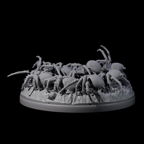 Grim Spider Swarm C Miniature for Dungeons and Dragons, Pathfinder or other TTRPGs