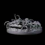 Grim Spider Swarm C Miniature for Dungeons and Dragons, Pathfinder or other TTRPGs