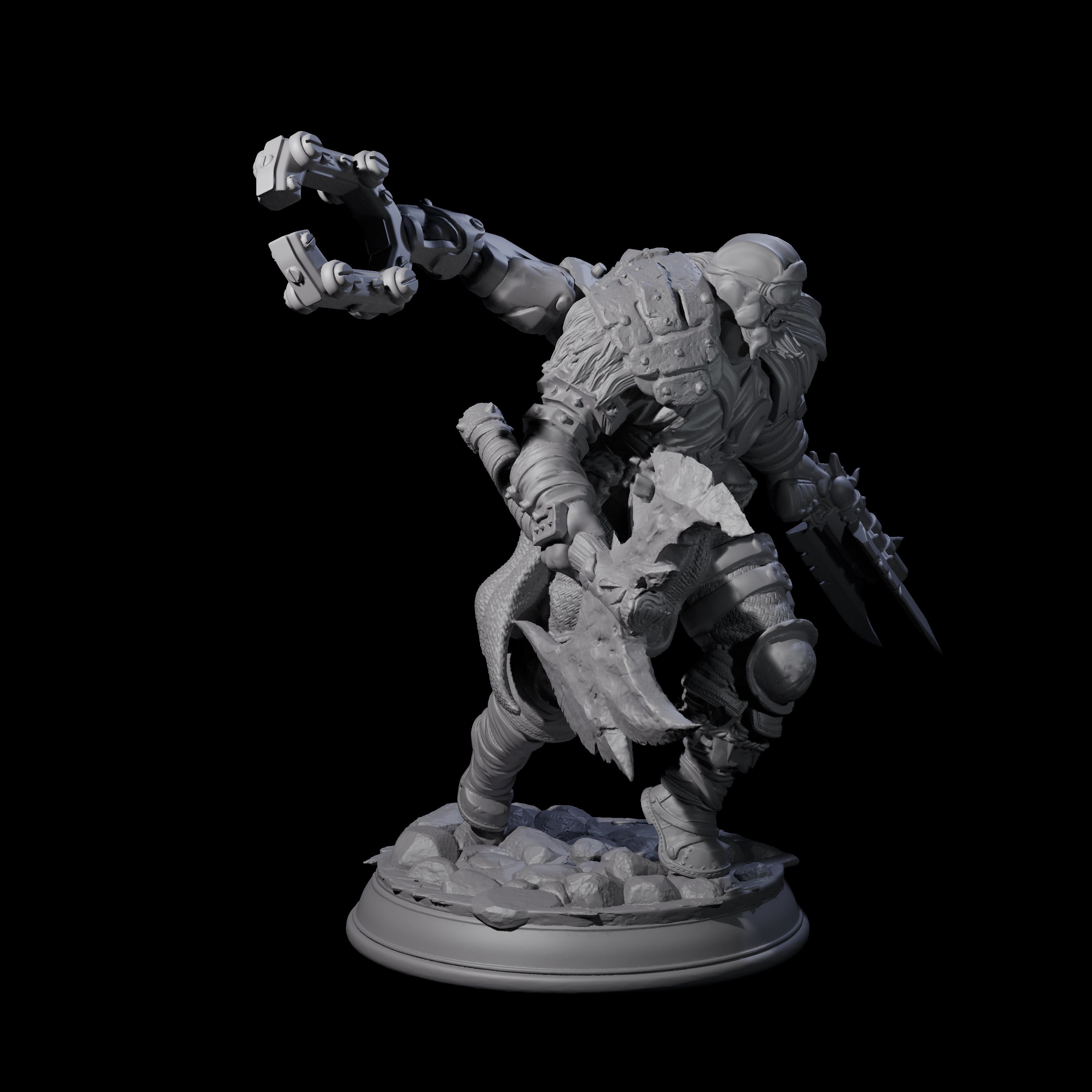 Grimacing Artificer Miniature for Dungeons and Dragons, Pathfinder or other TTRPGs