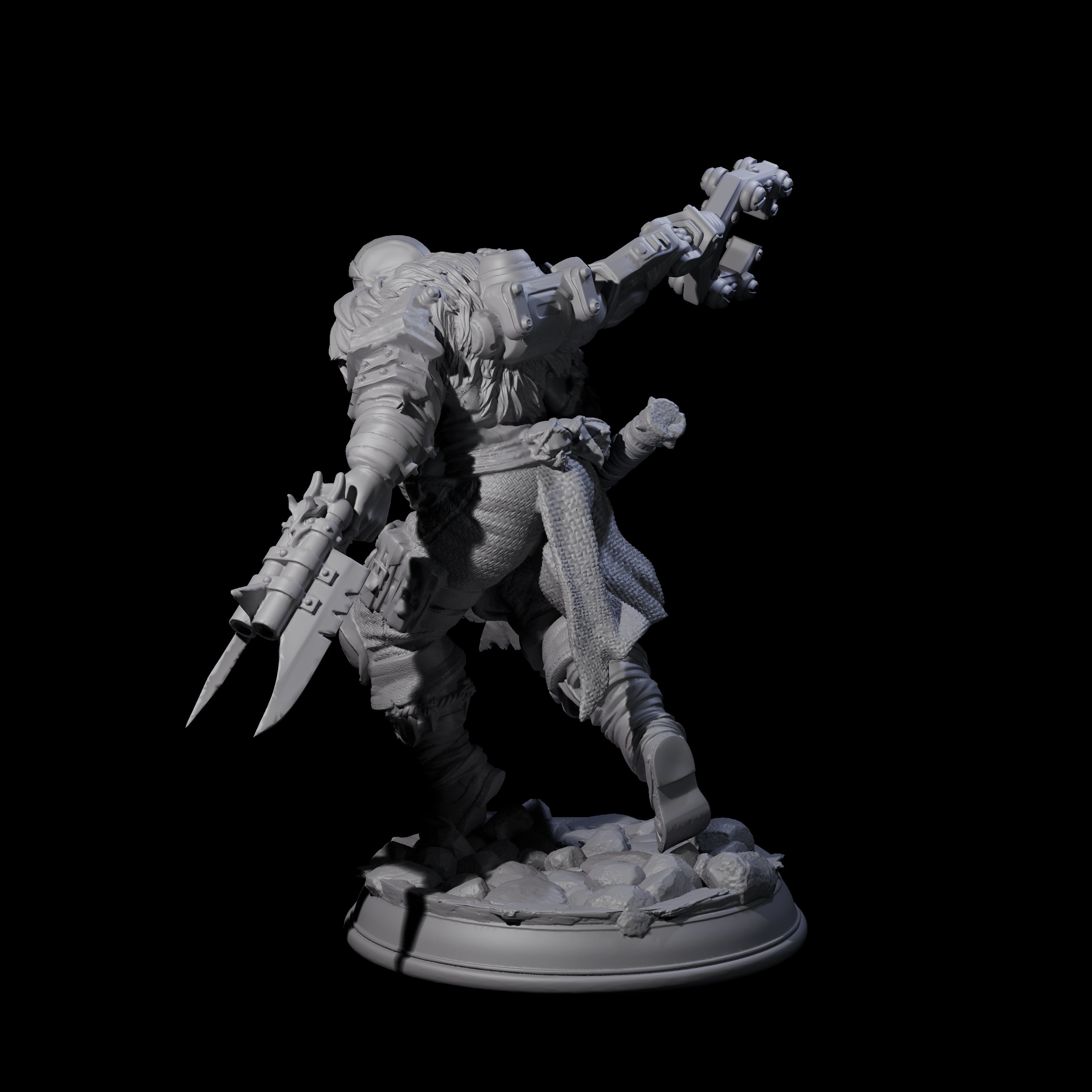 Grimacing Artificer Miniature for Dungeons and Dragons, Pathfinder or other TTRPGs