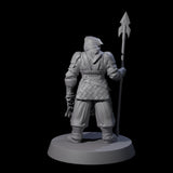 Grimacing Warden Miniature for Dungeons and Dragons, Pathfinder or other TTRPGs