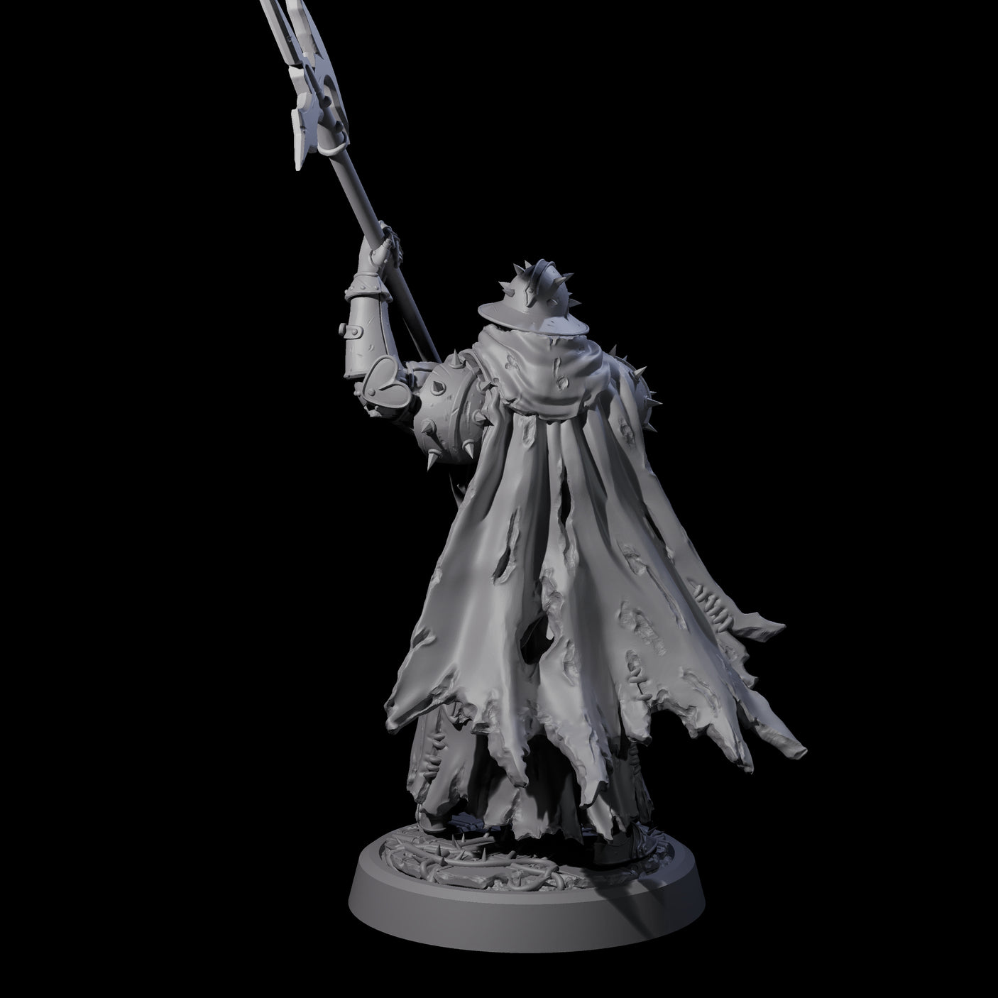 Grimdark Town Guardsman A Miniature for Dungeons and Dragons, Pathfinder or other TTRPGs