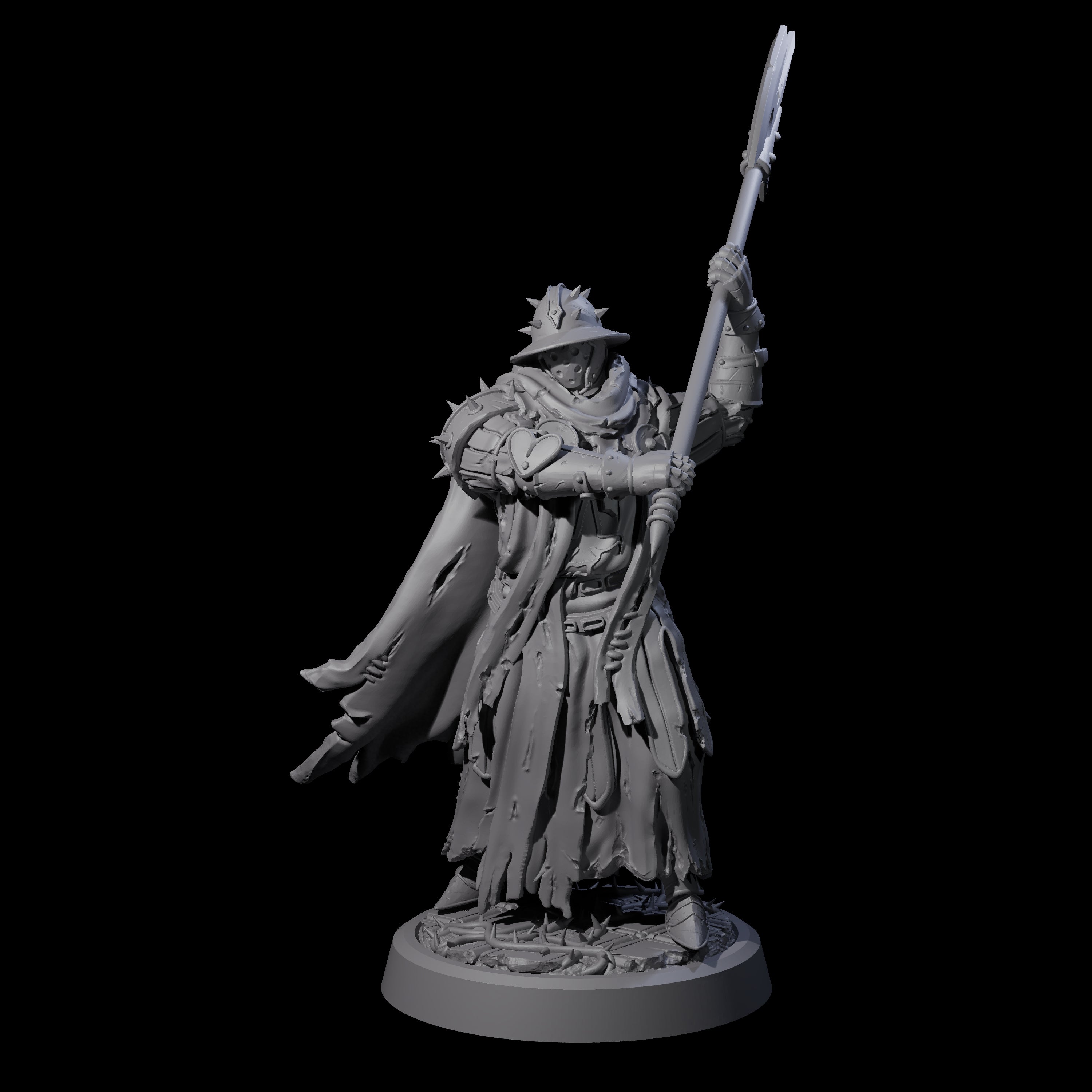 Grimdark Town Guardsman A Miniature for Dungeons and Dragons, Pathfinder or other TTRPGs