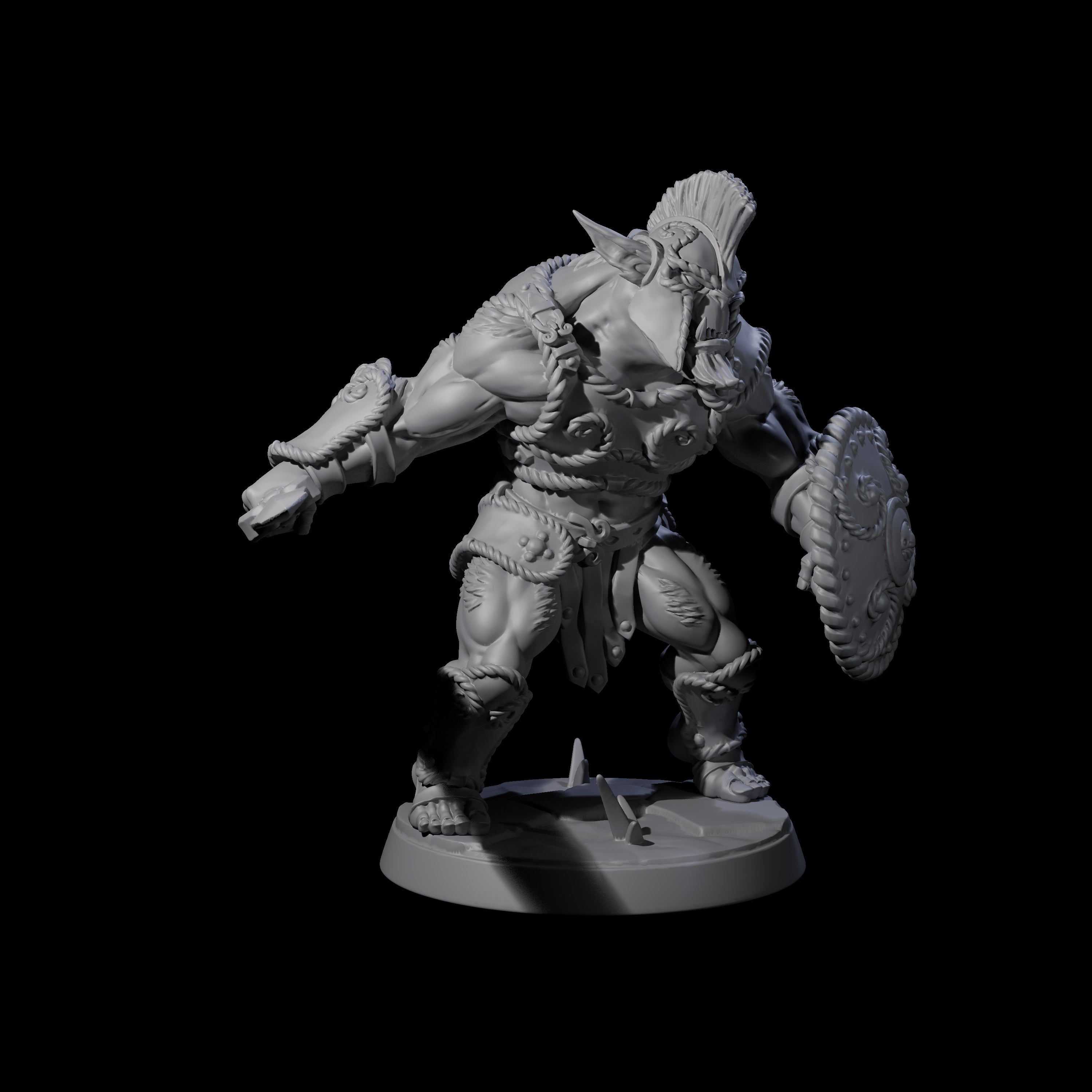 Grimy Bugbear A Miniature for Dungeons and Dragons, Pathfinder or other TTRPGs