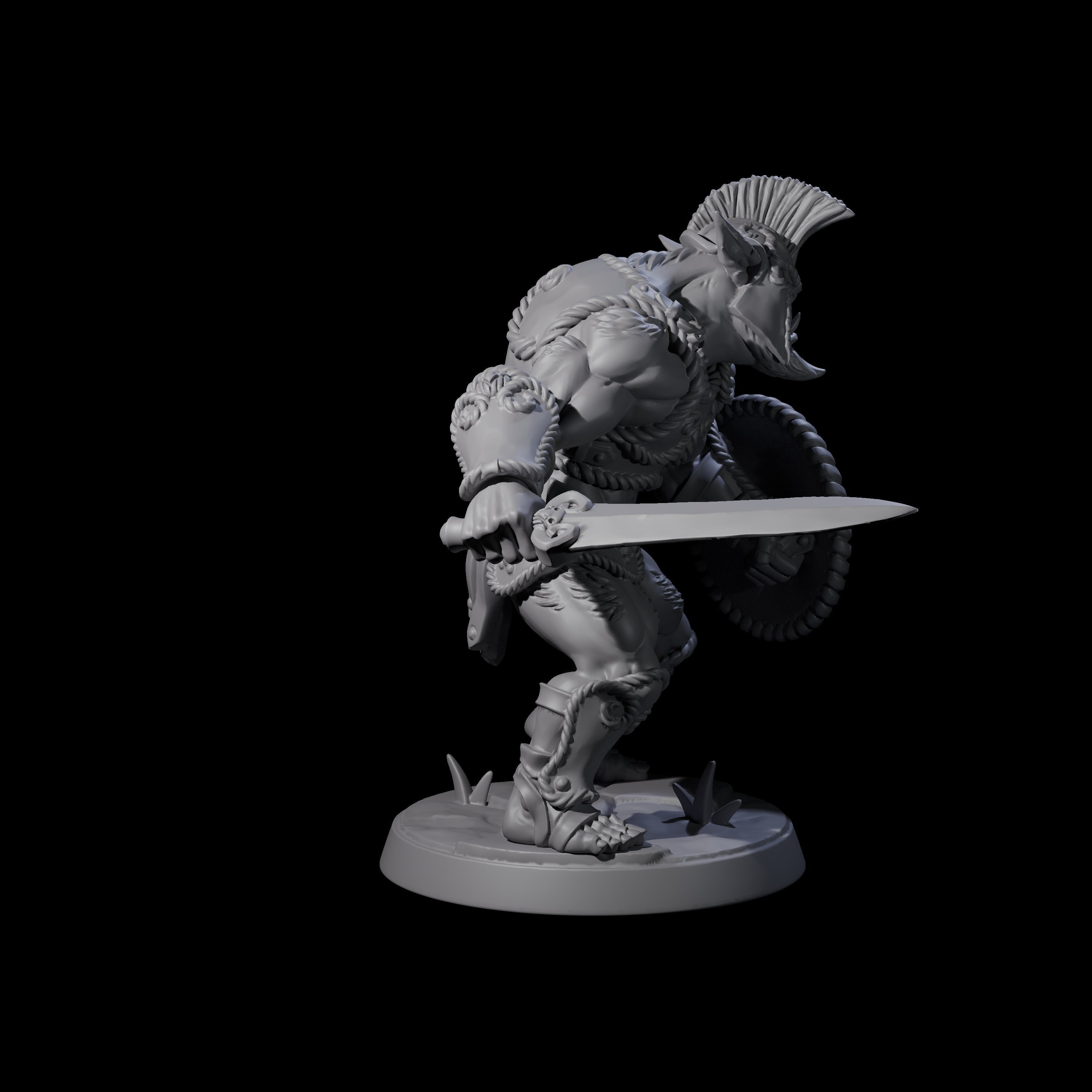 Grimy Bugbear A Miniature for Dungeons and Dragons, Pathfinder or other TTRPGs