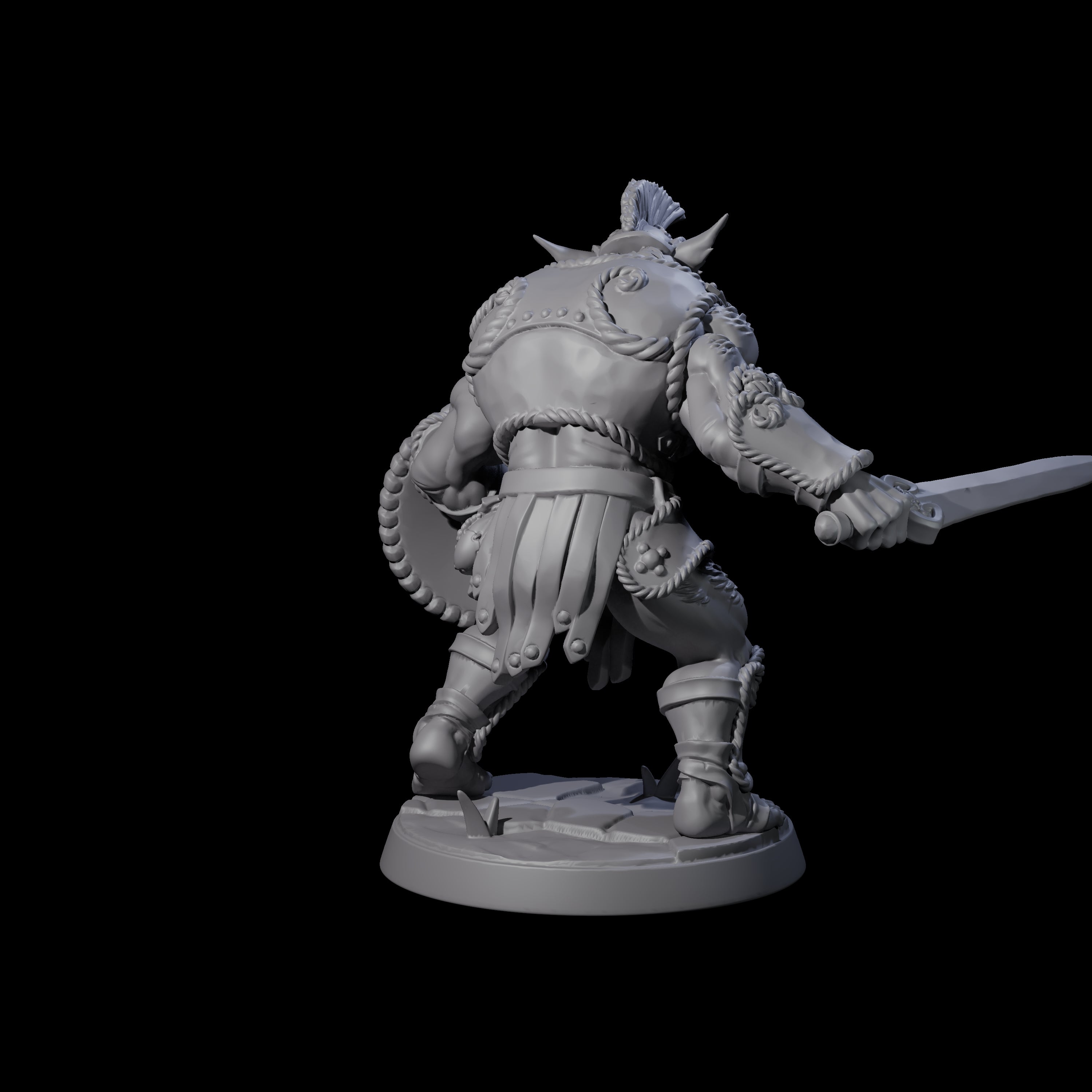 Grimy Bugbear A Miniature for Dungeons and Dragons, Pathfinder or other TTRPGs