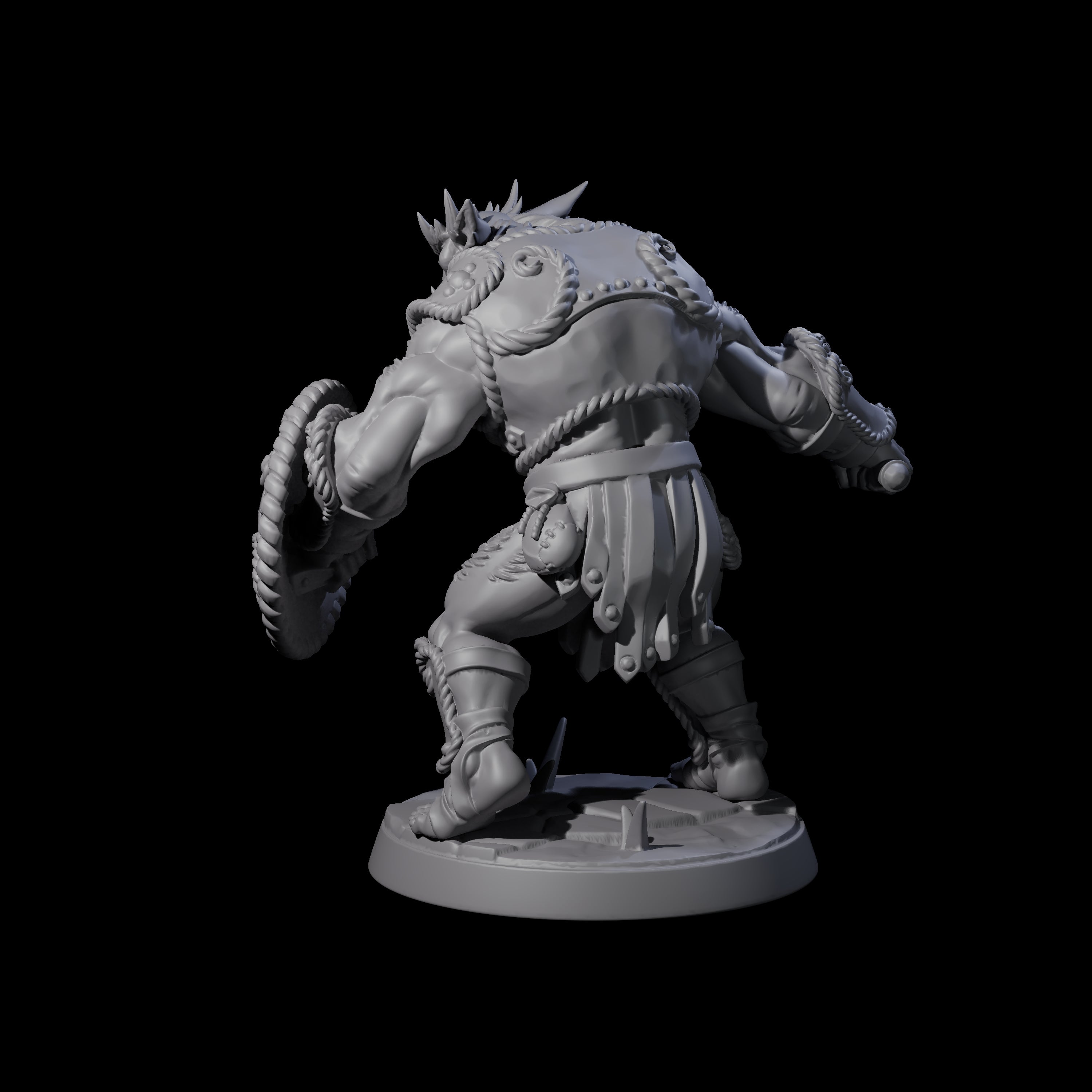 Grimy Bugbear A Miniature for Dungeons and Dragons, Pathfinder or other TTRPGs