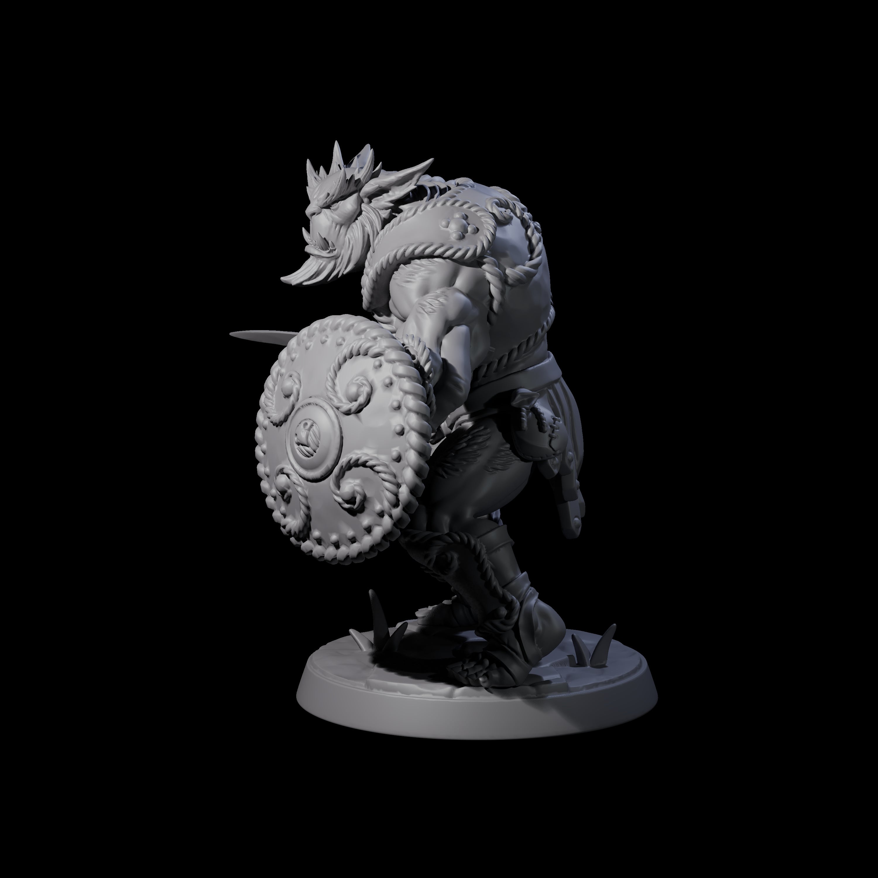 Grimy Bugbear A Miniature for Dungeons and Dragons, Pathfinder or other TTRPGs