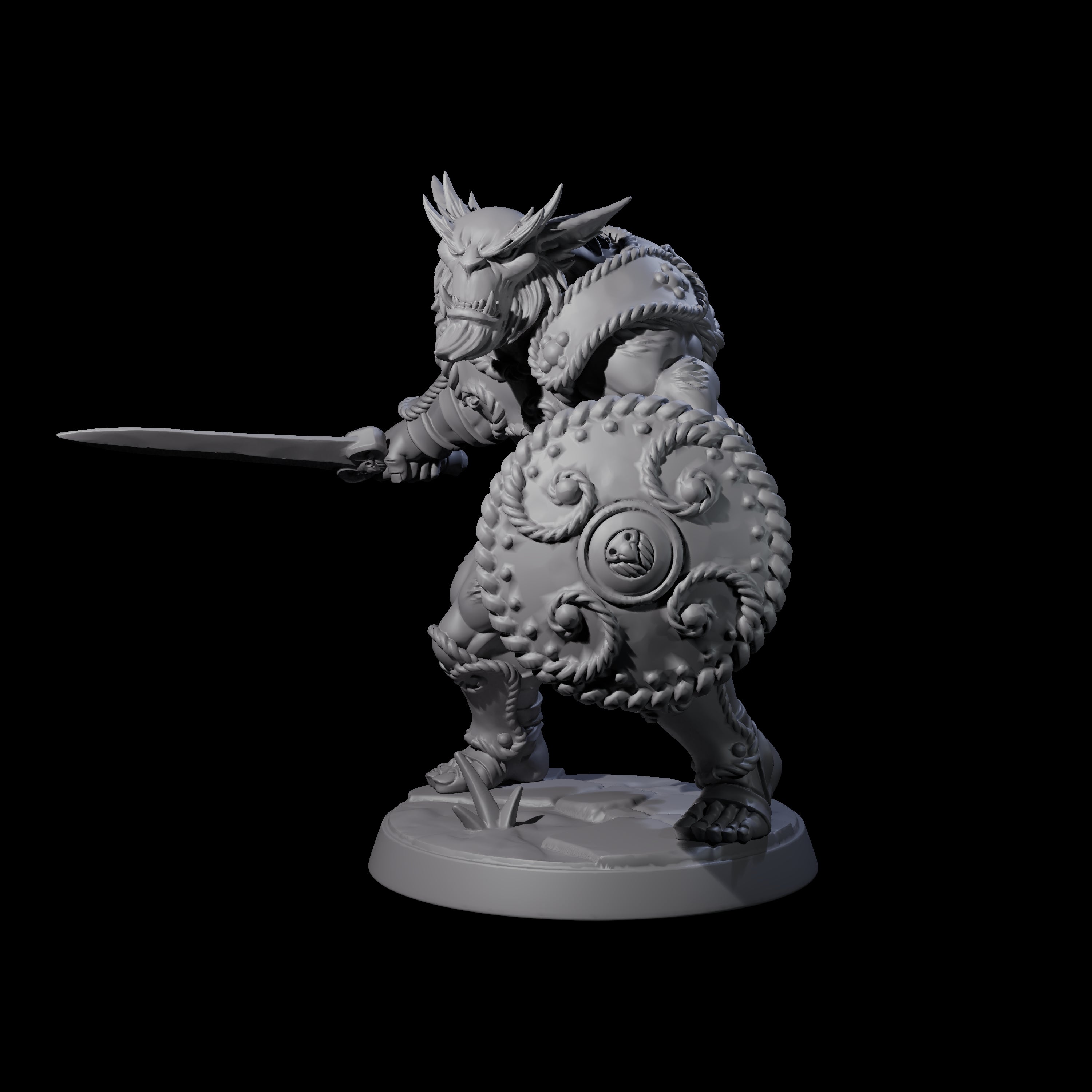 Grimy Bugbear A Miniature for Dungeons and Dragons, Pathfinder or other TTRPGs