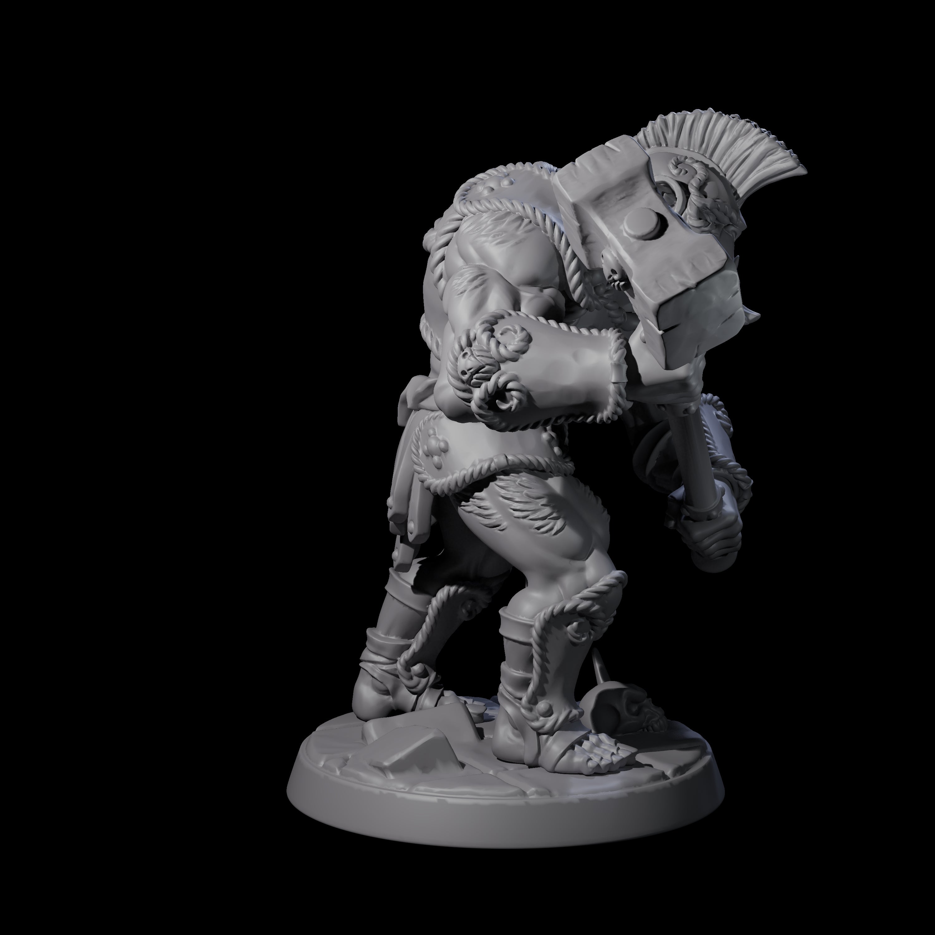 Grimy Bugbear B Miniature for Dungeons and Dragons, Pathfinder or other TTRPGs