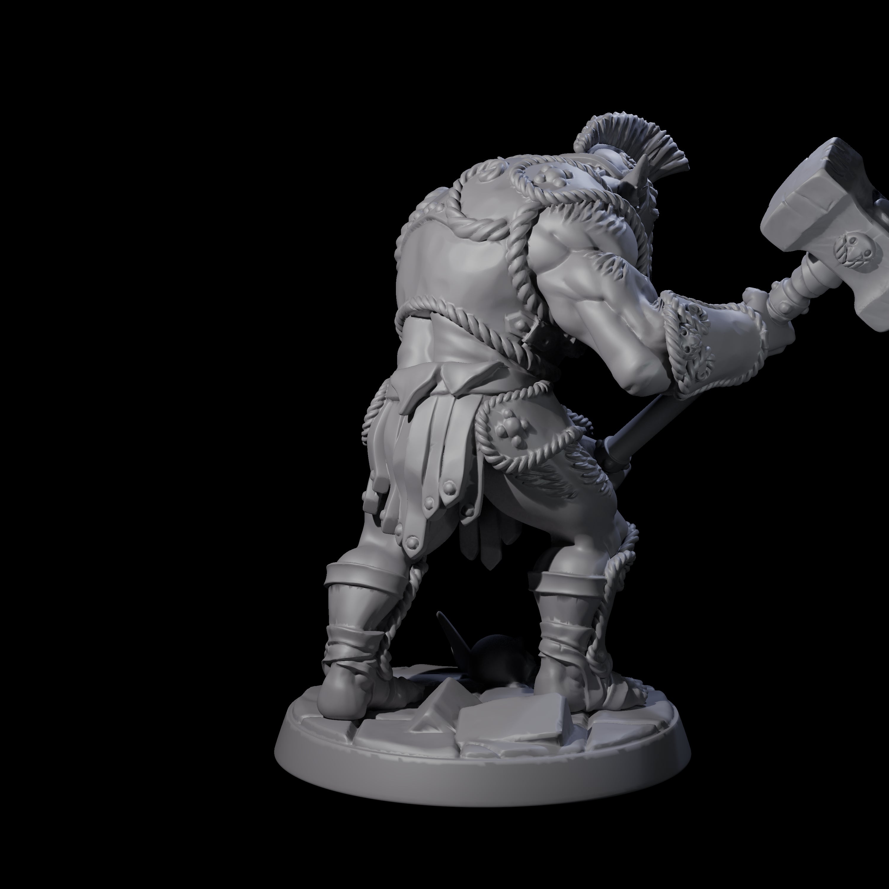 Grimy Bugbear B Miniature for Dungeons and Dragons, Pathfinder or other TTRPGs