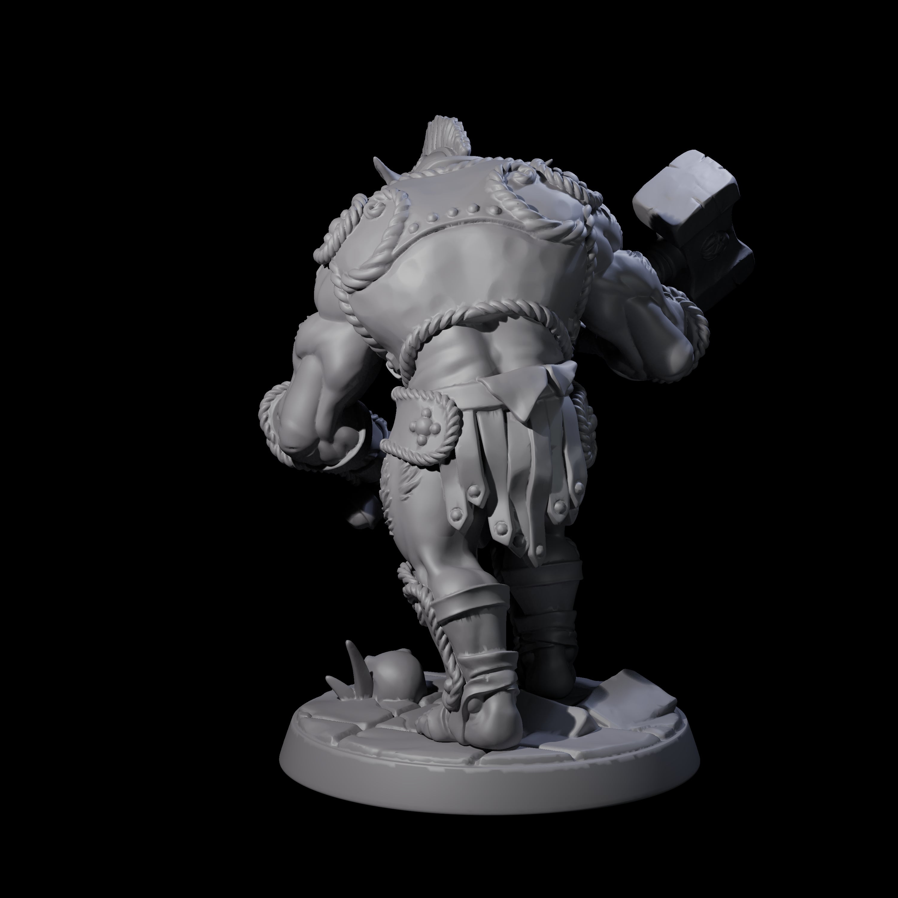 Grimy Bugbear B Miniature for Dungeons and Dragons, Pathfinder or other TTRPGs