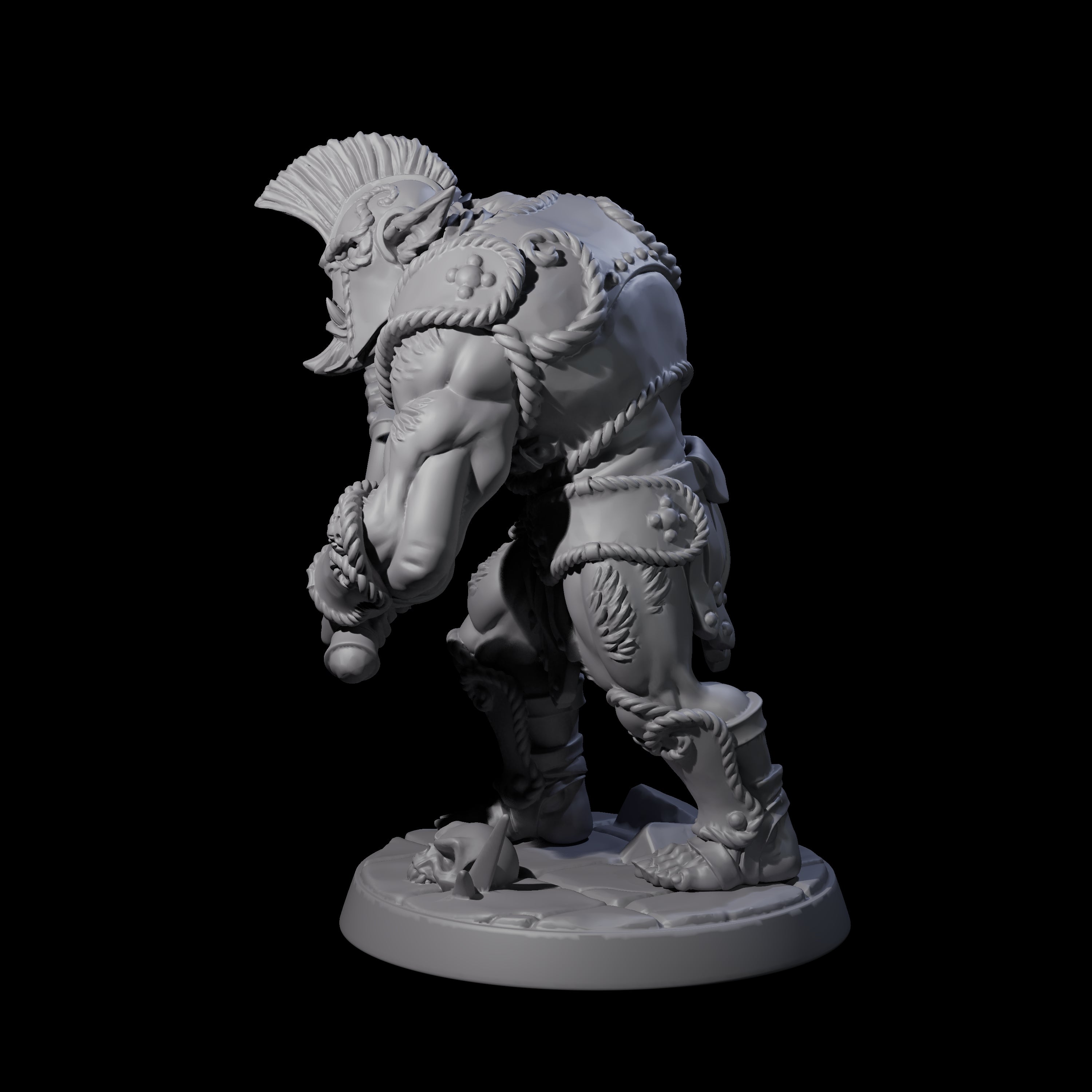 Grimy Bugbear B Miniature for Dungeons and Dragons, Pathfinder or other TTRPGs