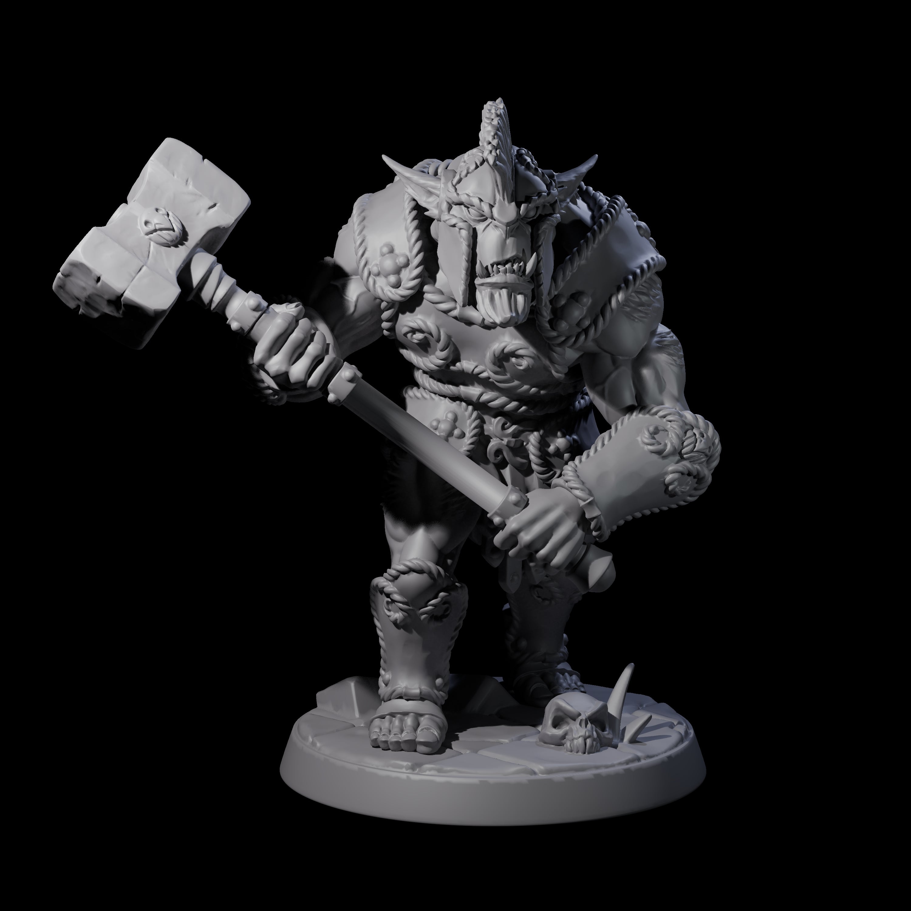 Grimy Bugbear B Miniature for Dungeons and Dragons, Pathfinder or other TTRPGs