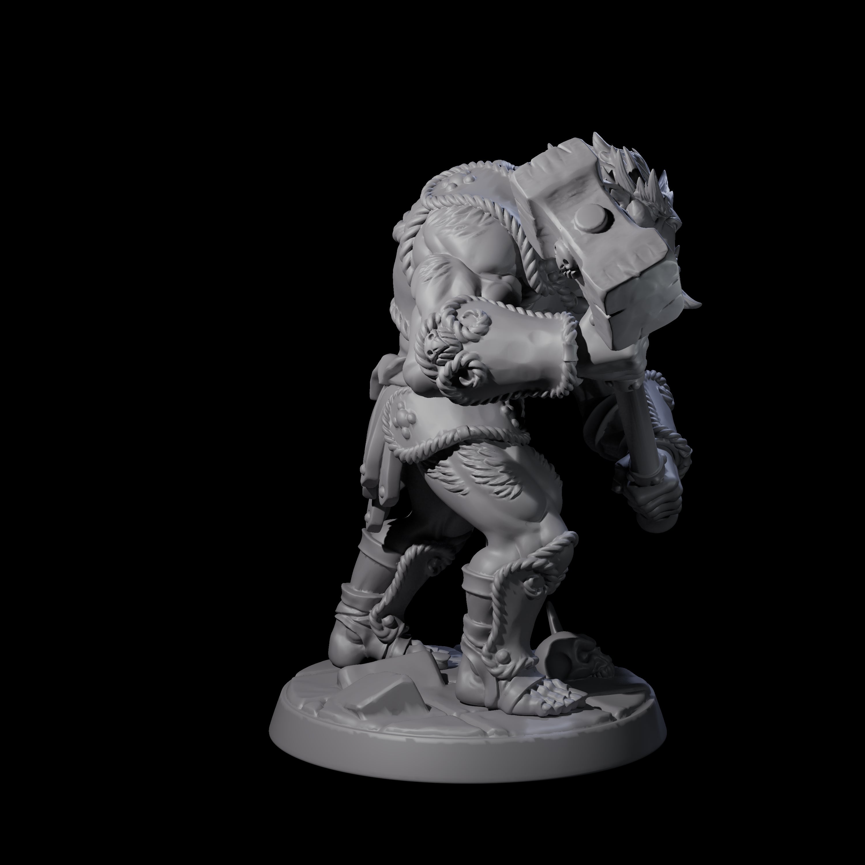 Grimy Bugbear B Miniature for Dungeons and Dragons, Pathfinder or other TTRPGs