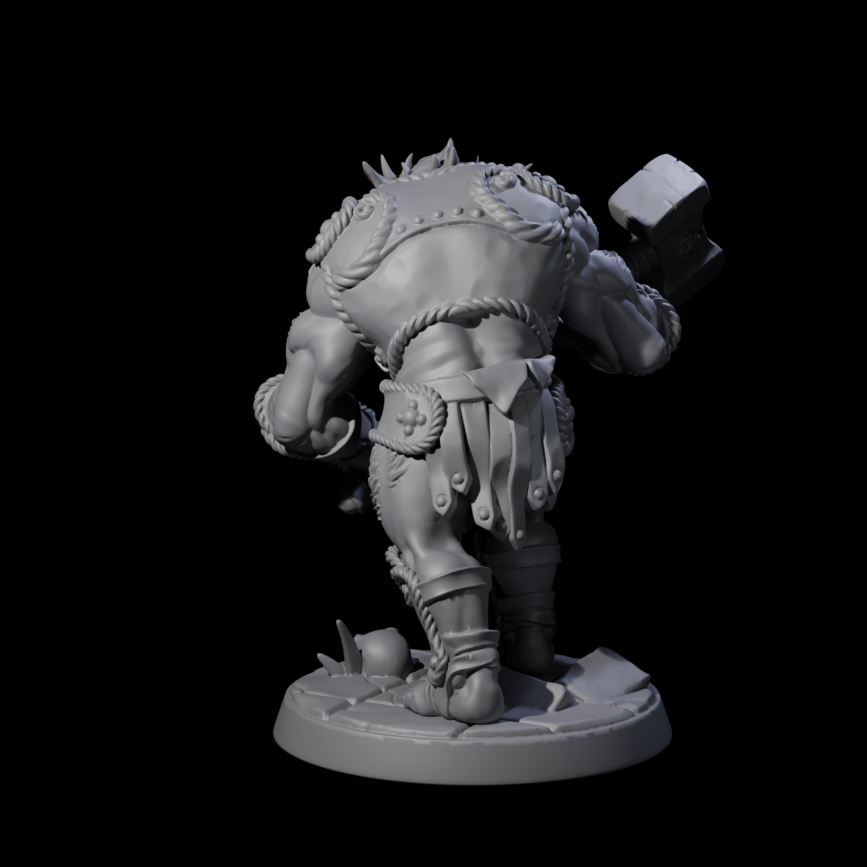 Grimy Bugbear B Miniature for Dungeons and Dragons, Pathfinder or other TTRPGs