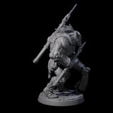 Grimy Bugbear C Miniature for Dungeons and Dragons, Pathfinder or other TTRPGs