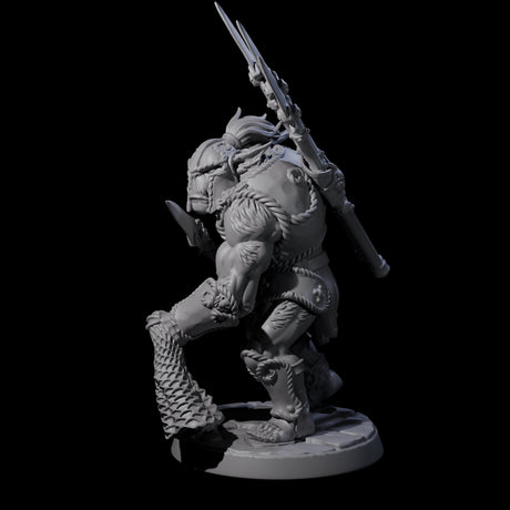 Grimy Bugbear C Miniature for Dungeons and Dragons, Pathfinder or other TTRPGs