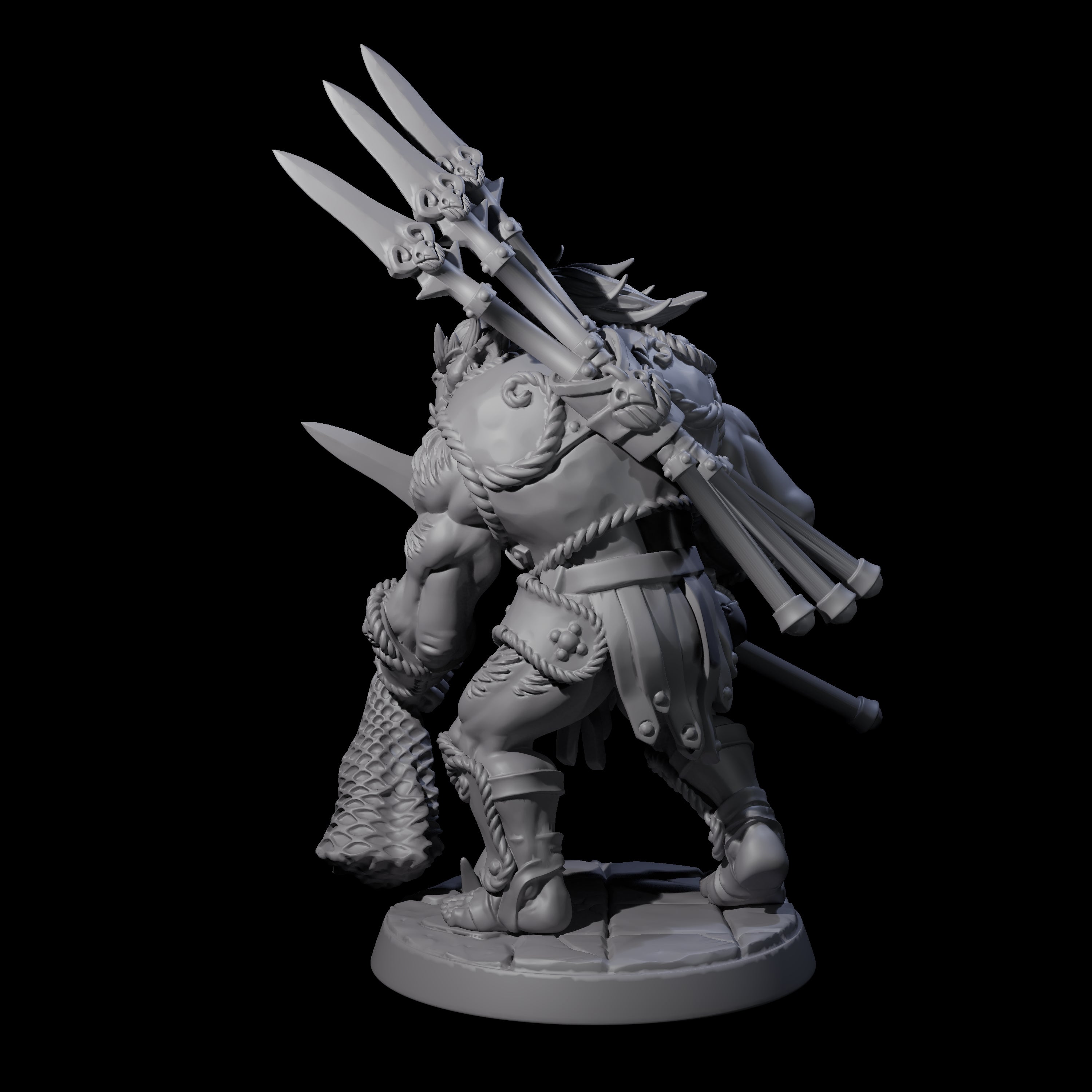 Grimy Bugbear C Miniature for Dungeons and Dragons, Pathfinder or other TTRPGs