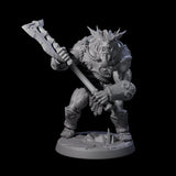 Grimy Bugbear D Miniature for Dungeons and Dragons, Pathfinder or other TTRPGs