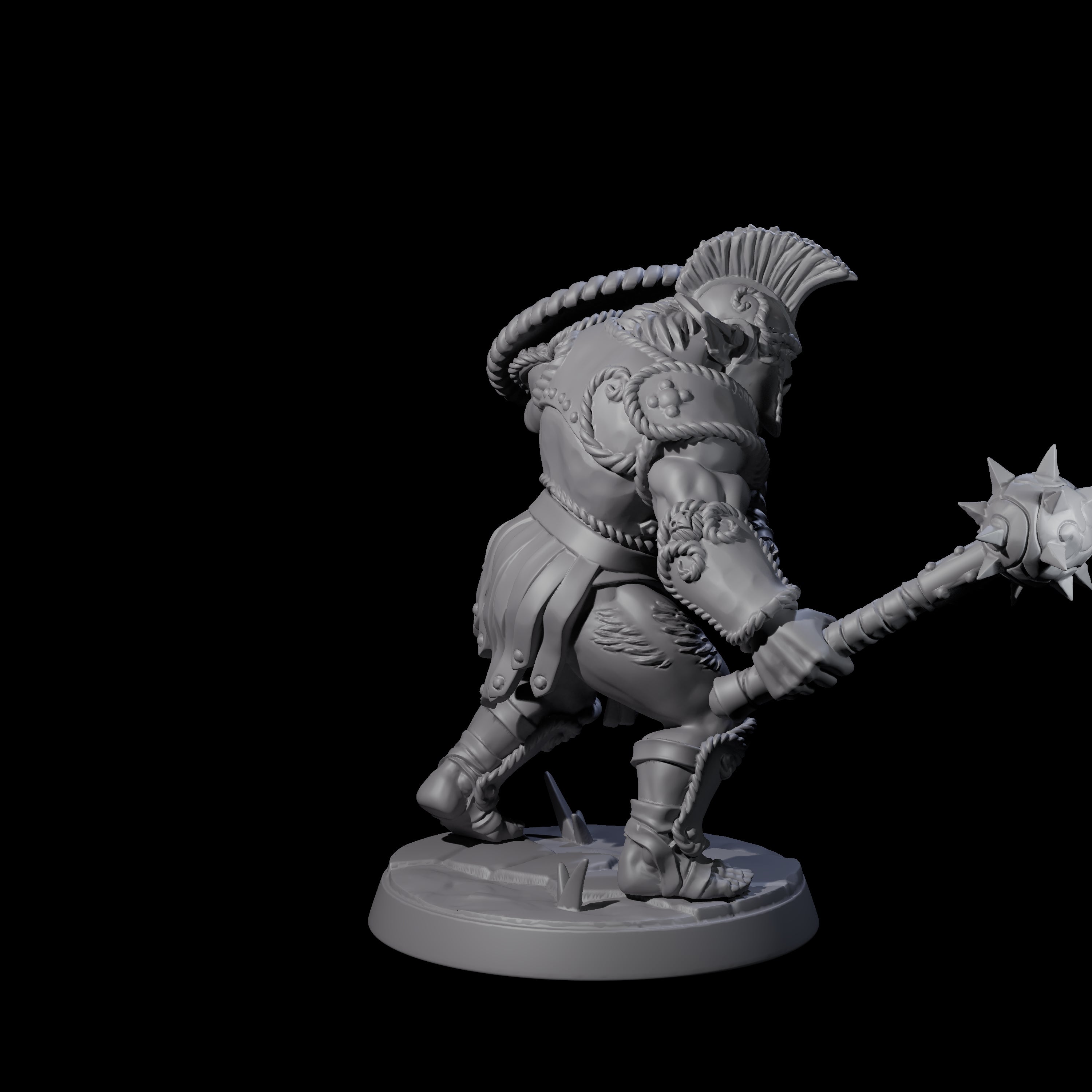 Grimy Bugbear E Miniature for Dungeons and Dragons, Pathfinder or other TTRPGs