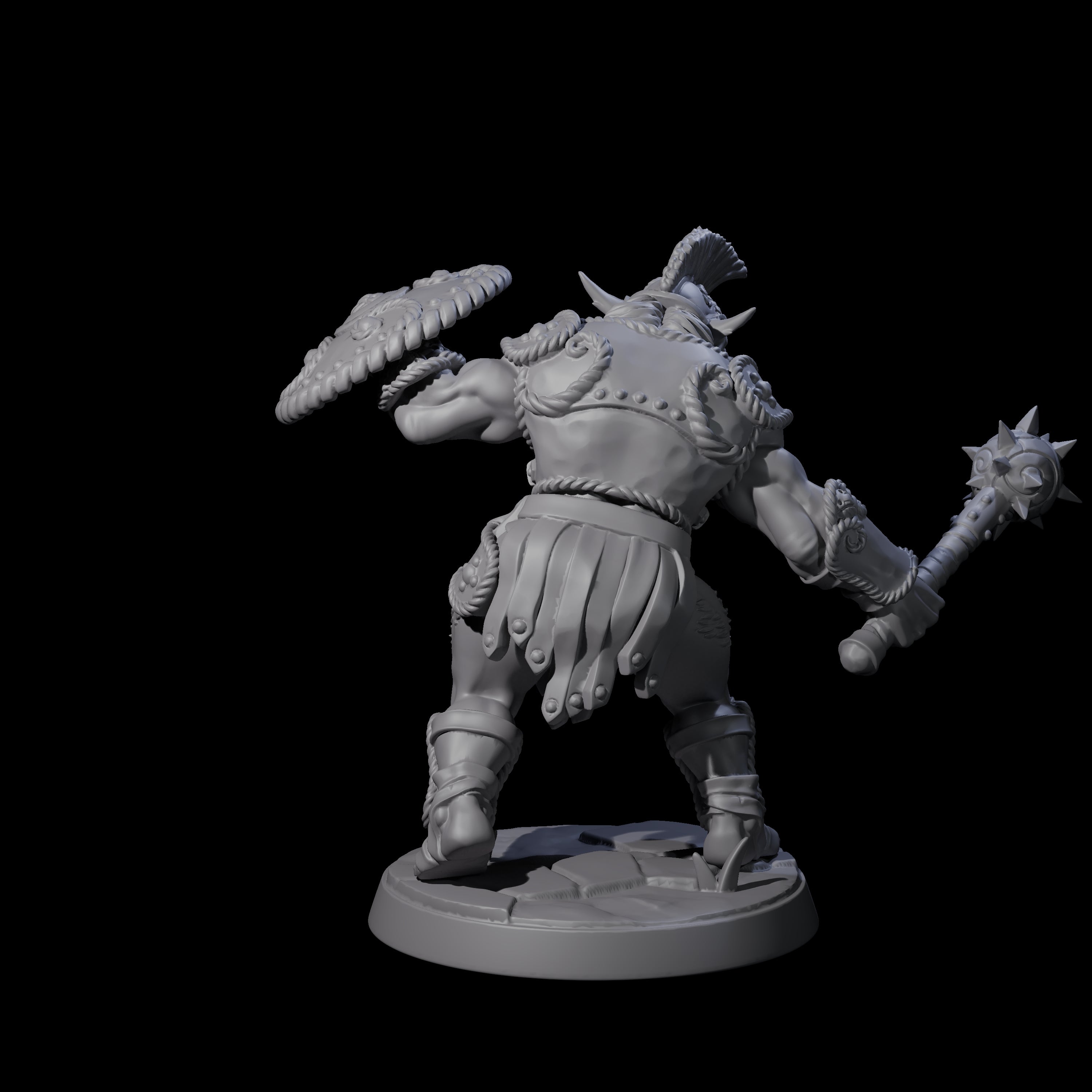 Grimy Bugbear E Miniature for Dungeons and Dragons, Pathfinder or other TTRPGs