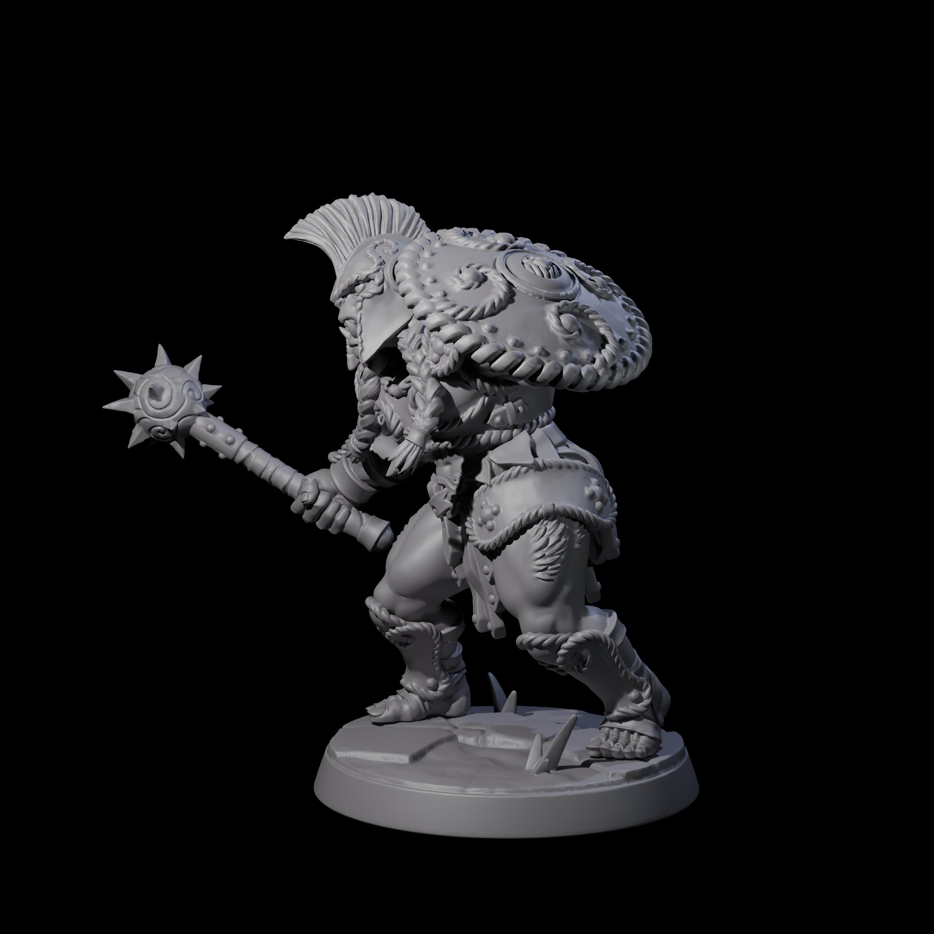 Grimy Bugbear E Miniature for Dungeons and Dragons, Pathfinder or other TTRPGs