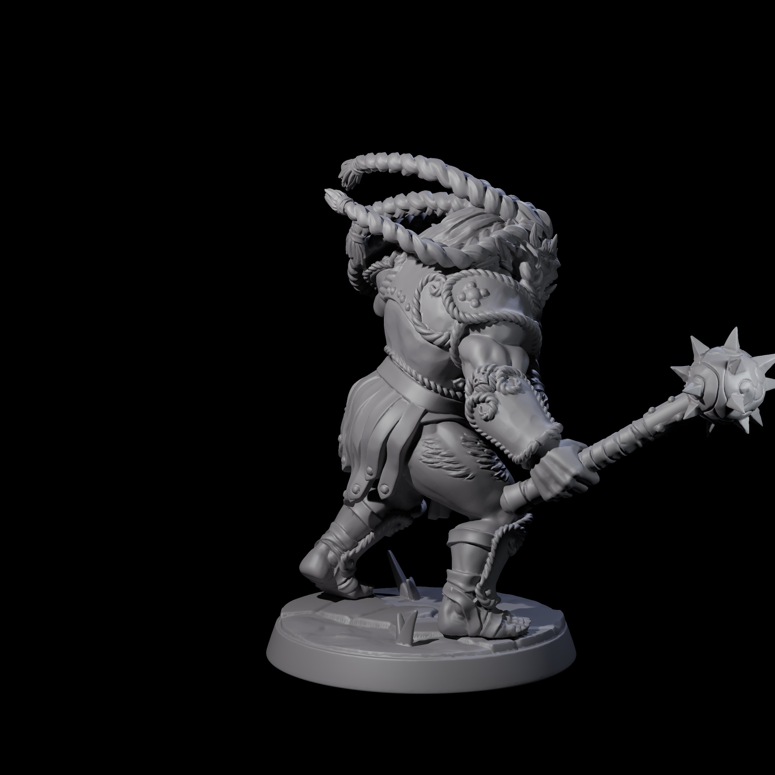 Grimy Bugbear E Miniature for Dungeons and Dragons, Pathfinder or other TTRPGs