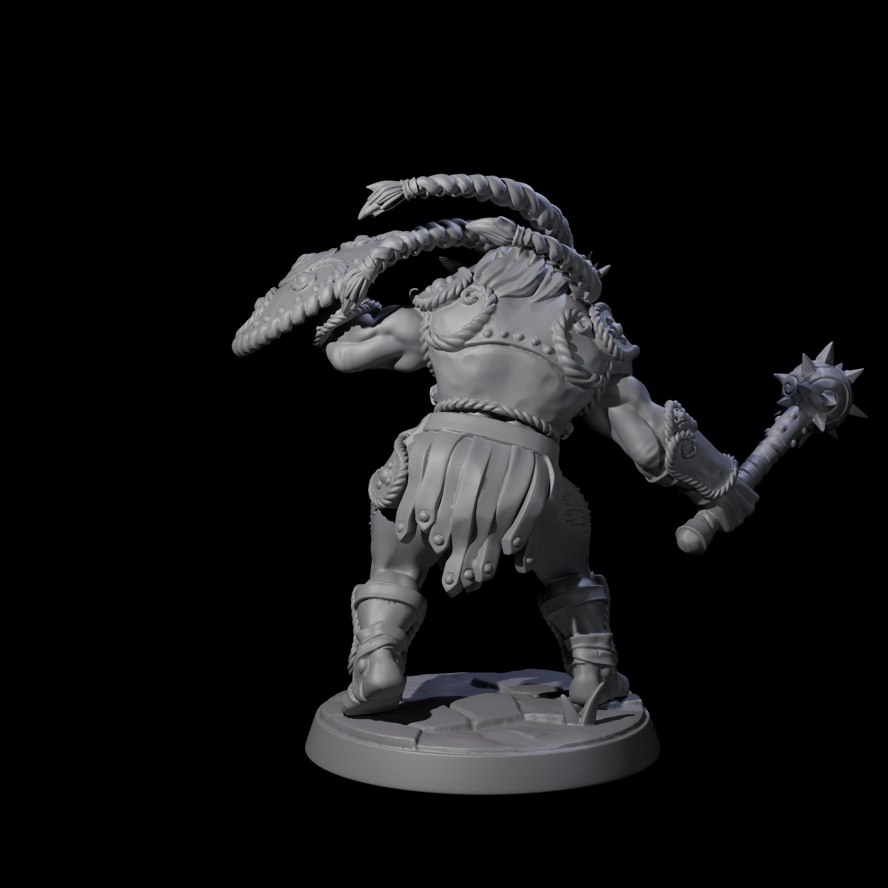 Grimy Bugbear E Miniature for Dungeons and Dragons, Pathfinder or other TTRPGs