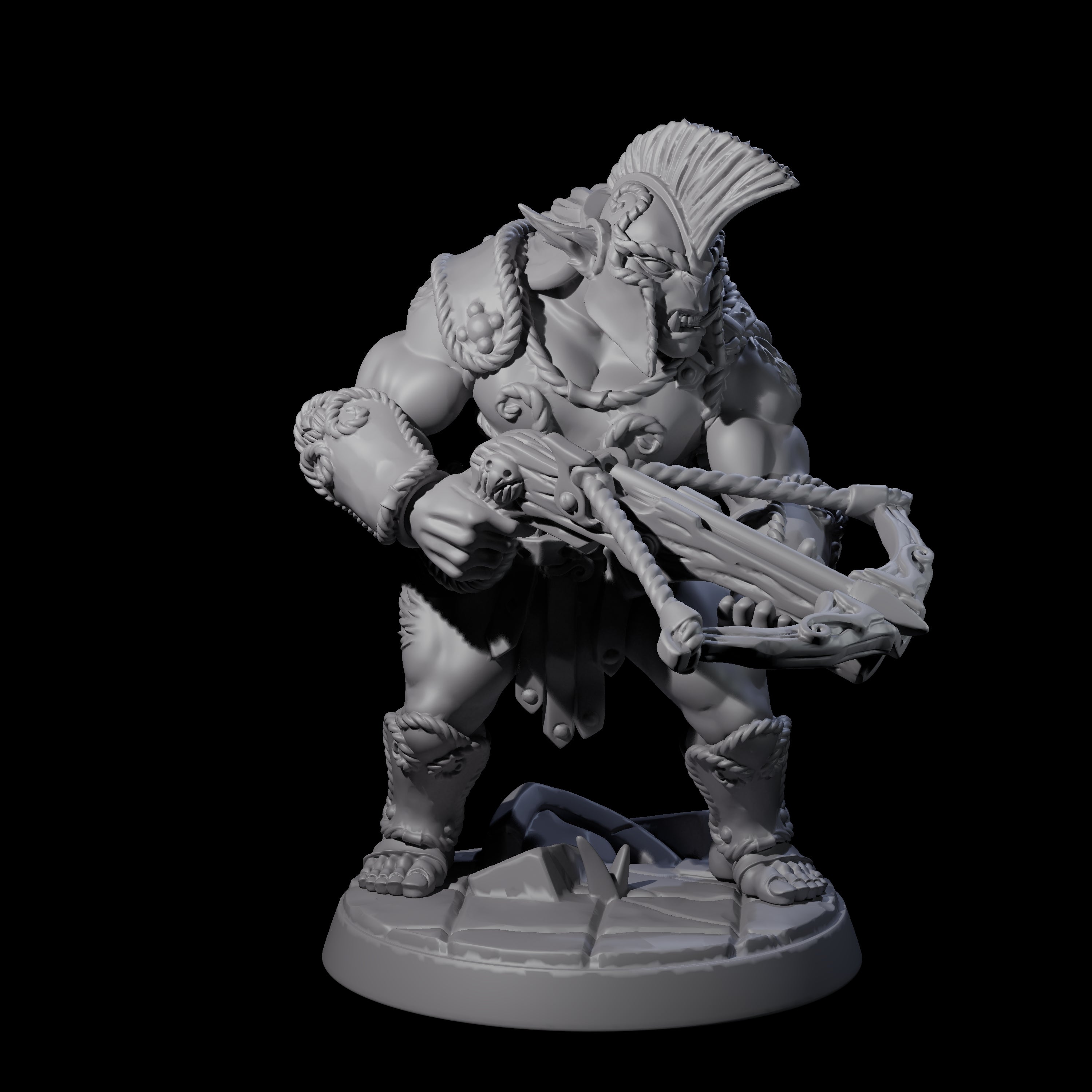 Grimy Bugbear F Miniature for Dungeons and Dragons, Pathfinder or other TTRPGs