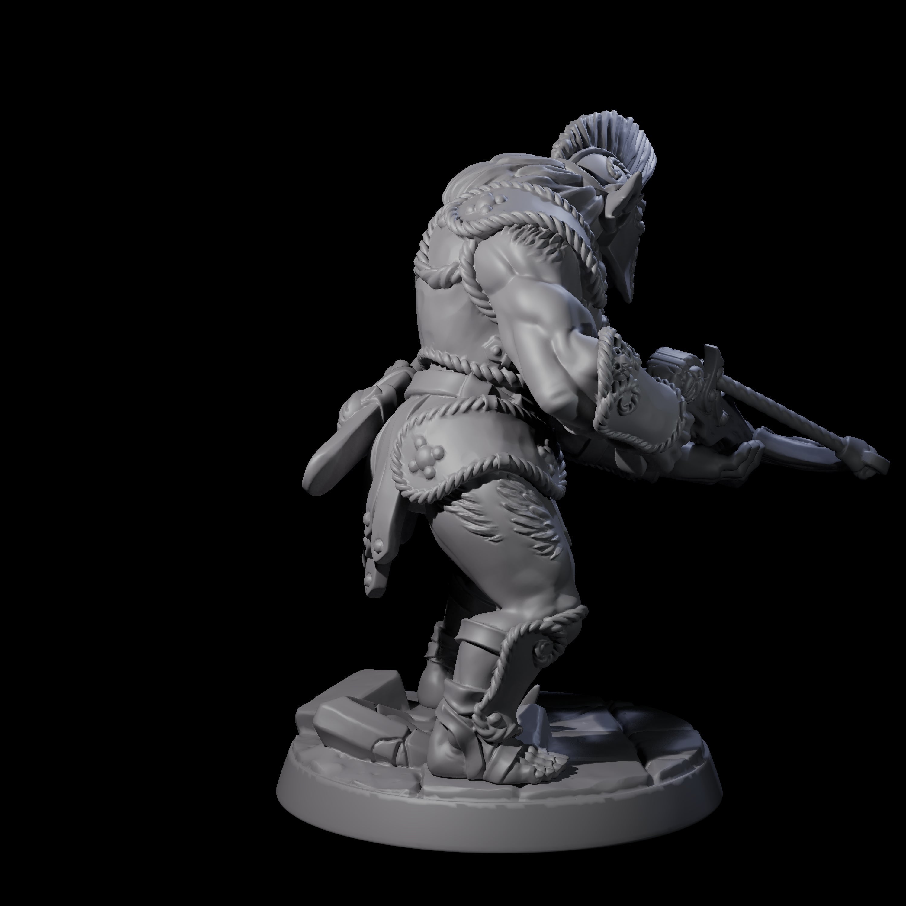 Grimy Bugbear F Miniature for Dungeons and Dragons, Pathfinder or other TTRPGs