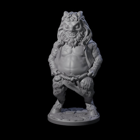 Grin Cracking Satyr Faun Miniature for Dungeons and Dragons, Pathfinder or other TTRPGs