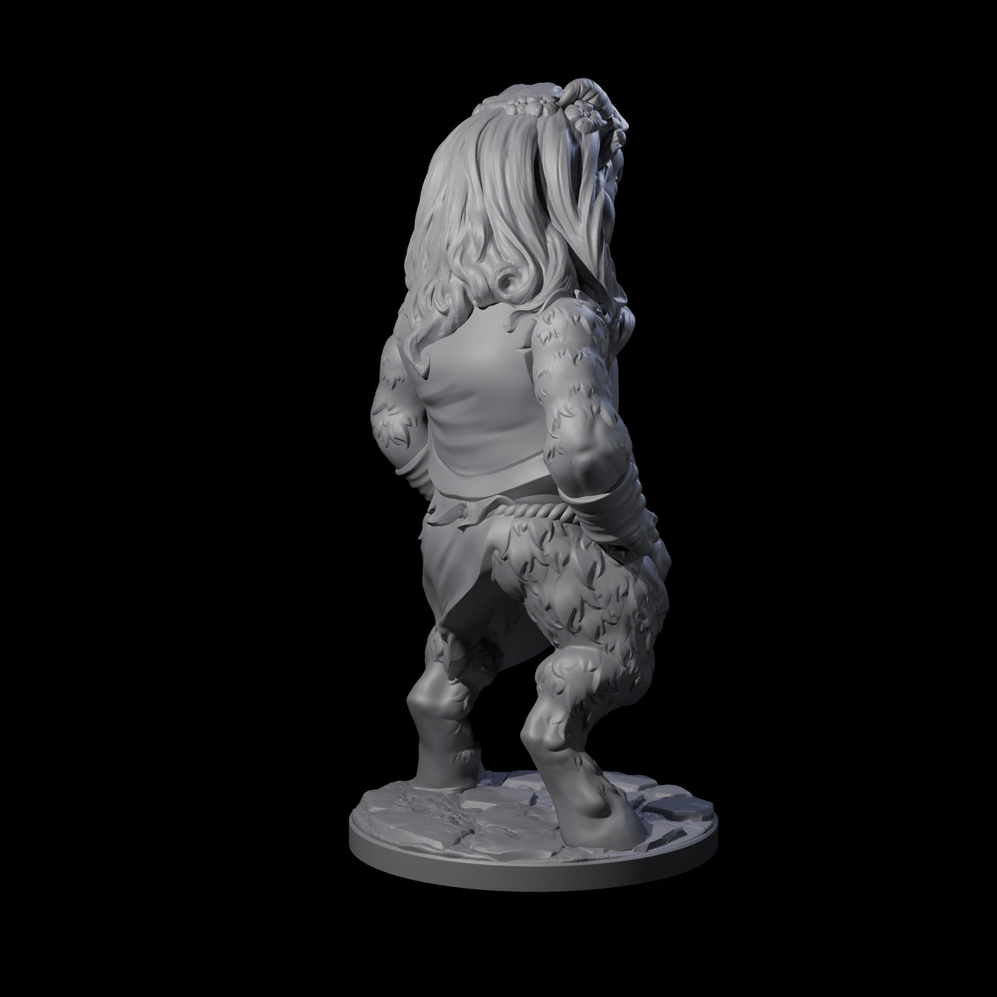 Grin Cracking Satyr Faun Miniature for Dungeons and Dragons, Pathfinder or other TTRPGs