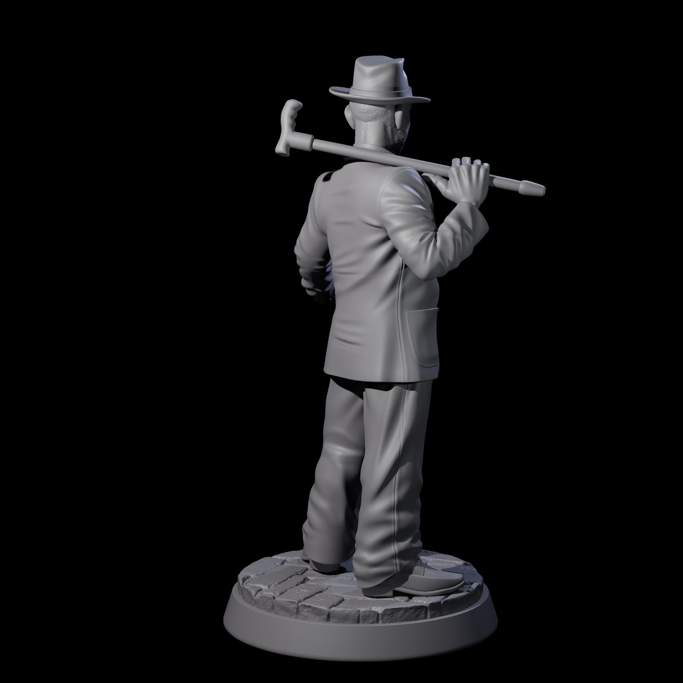Grinning Confidence Trickster Miniature for Dungeons and Dragons, Pathfinder or other TTRPGs