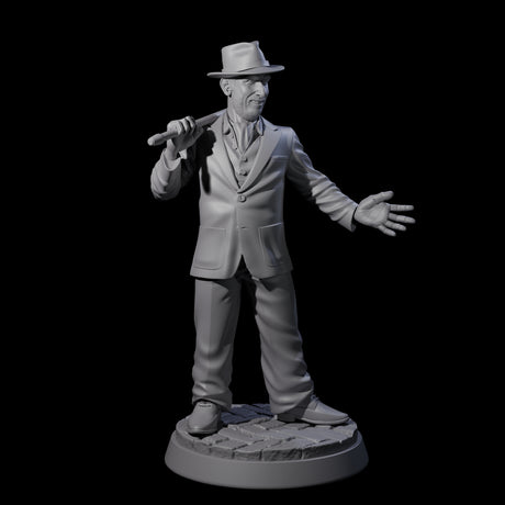 Grinning Confidence Trickster Miniature for Dungeons and Dragons, Pathfinder or other TTRPGs