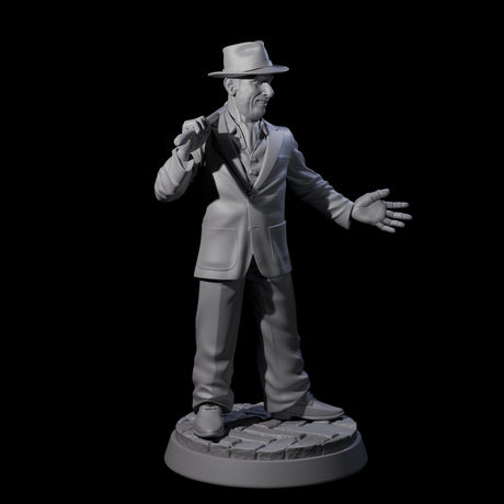Grinning Confidence Trickster Miniature for Dungeons and Dragons, Pathfinder or other TTRPGs