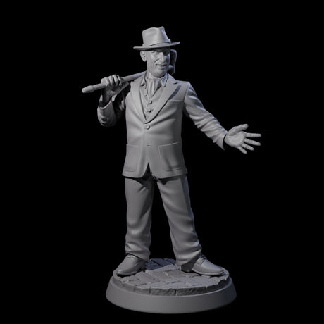 Grinning Confidence Trickster Miniature for Dungeons and Dragons, Pathfinder or other TTRPGs