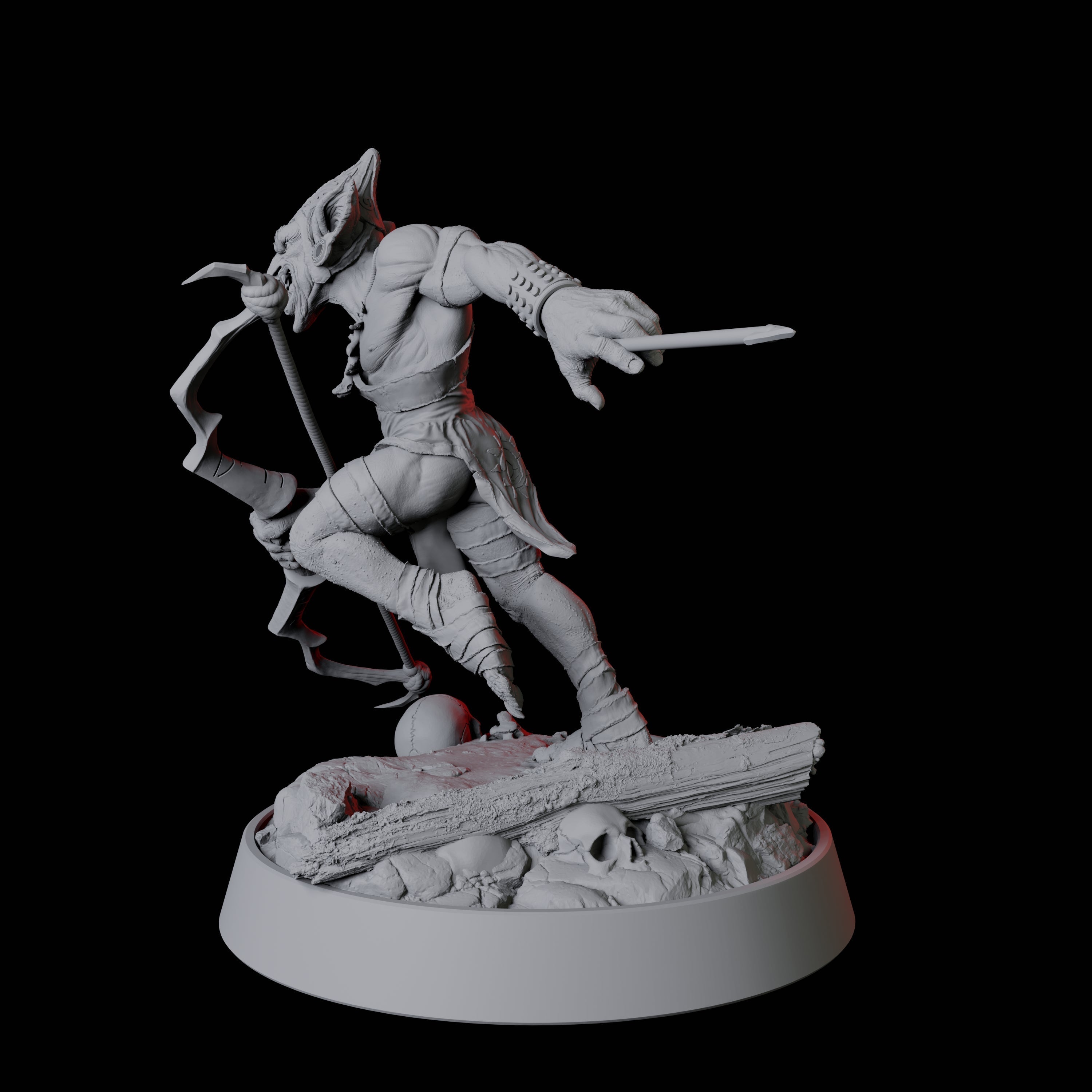 Grinning Goblin Archer Miniature for Dungeons and Dragons