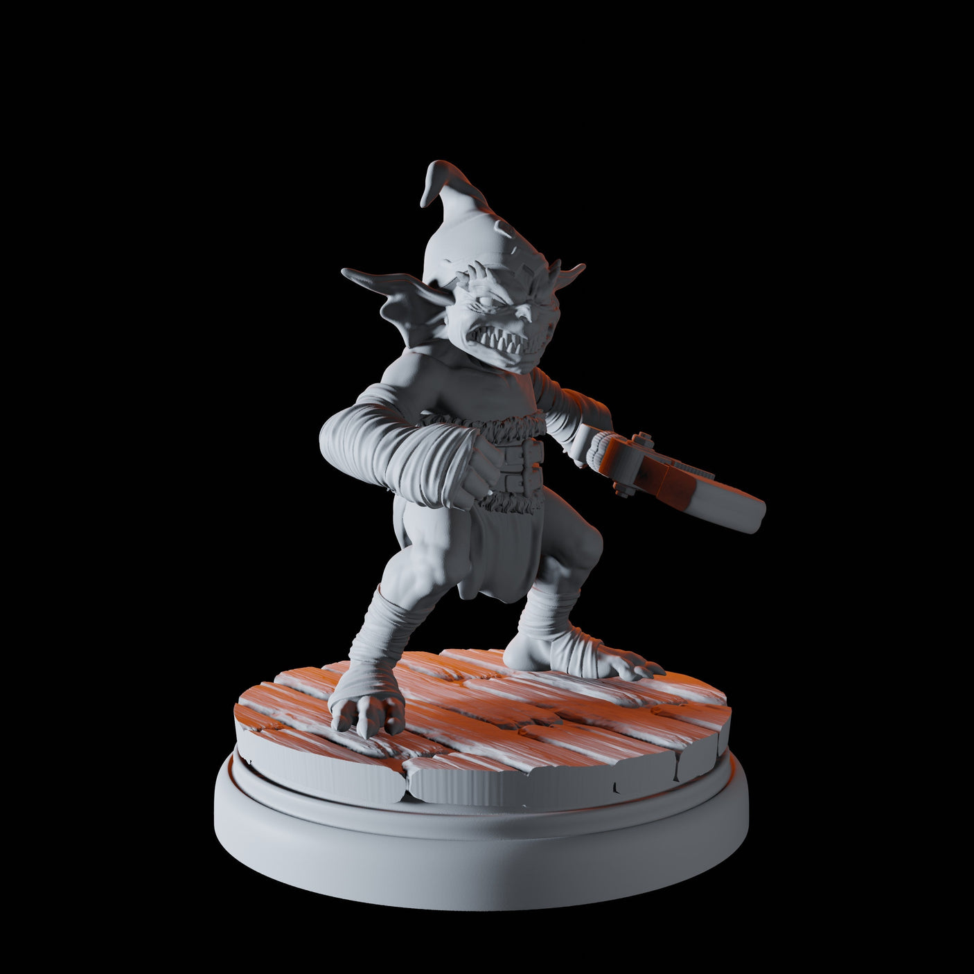 Grinning Gremlin Miniature for Dungeons and Dragons, Pathfinder or other TTRPGs