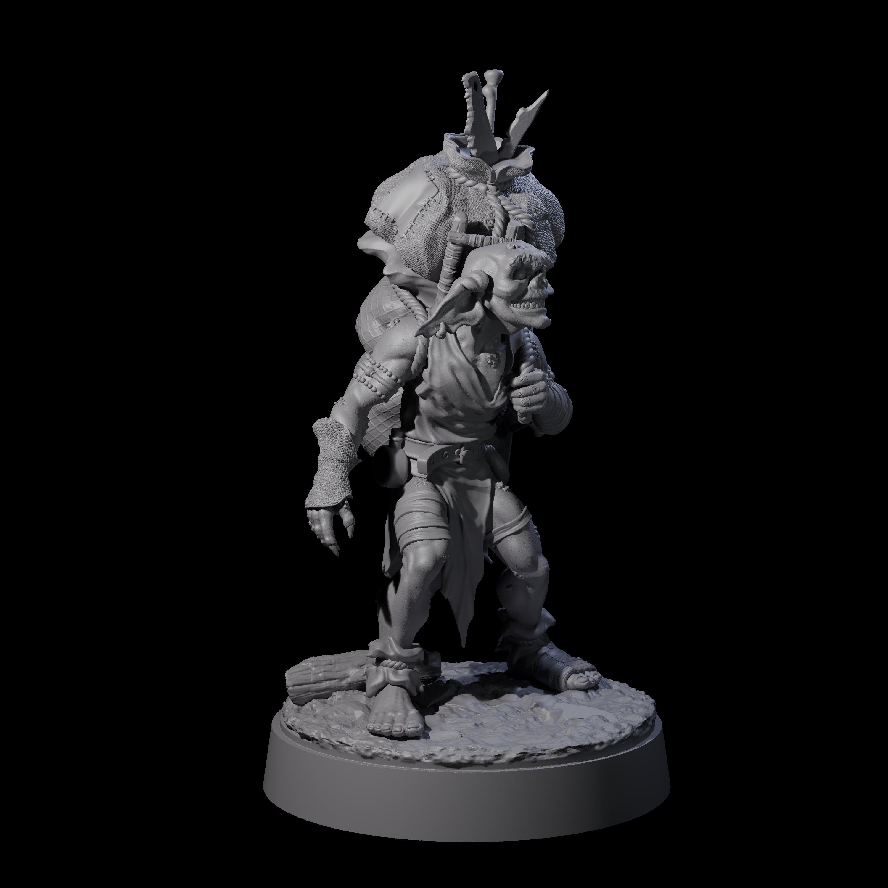 Grinning Horder Goblin Miniature for Dungeons and Dragons, Pathfinder or other TTRPGs